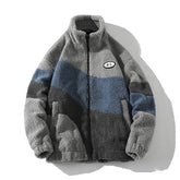 Striped Polar Fleece Jacket